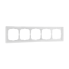 Рамка 5-пост Systeme Electric ArtGallery Pure матовое органическое стекло БЕЛЫЙ GAL330105