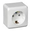 Розетка с заземлением 16А Systeme Electric Etude, БЕЛЫЙ PA16-003B