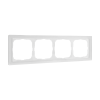 Рамка 4-пост Systeme Electric ArtGallery Pure матовое органическое стекло БЕЛЫЙ GAL330104