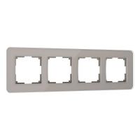 Рамка из стекла на 4 поста Elite дымчатый Werkel Elite дымчатый W0042417
