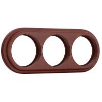 Рамка из дерева на 3 поста итальянский орех Werkel Legend итальянский орех W0035225