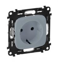 Розетка силовая 2К+З 16А 250В винтовые зажимы Legrand Valena Allure 753025+755207