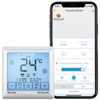 Терморегулятор программируемый Теплолюкс MCS 350 TUYA с WiFi для теплого пола (2265560)
