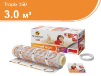 Нагревательный мат для теплого пола Теплолюкс TROPIX-160 MHH 480 Вт 3.0 кв.м