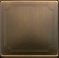 Выключатель однаклавишный Merten Antique - Artec античная латунь MTN3111-0000 | MTN412143 Schneider Electric