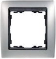 Simon 82 Рамки Алюминий матовый-Графит