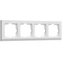 Рамка из пластика на 4 поста Stark белый Werkel Stark белый W0041801