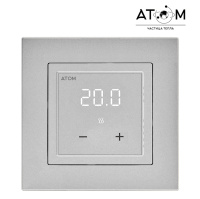 Терморегулятор цифровой ATOM Delta алюминий 16А CN2678