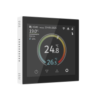Умный сенсорный терморегулятор Werkel Wi-Fi с LCD дисплеем белый W1851101