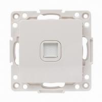 Розетка телефонная rj 11 белая EKF EYT01-034-10