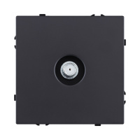 Розетка TV, черный матовый Kollinger Eclipse EC-020BK