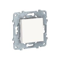 Переключатель 1-клавишный схема 6 10 AX 250 В Unica NEW Schneider Electric белый NU520318