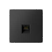Розетка компьютерная RJ45, кат. 5е Systeme Electric ArtGallery БАЗАЛЬТ GAL001483