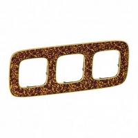 Рамка 3 местная универсальная Барокко Пурпур Legrand Valena Allure 754443