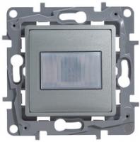 Выключатель с датчиком движения без нейтрали 400 Вт алюминий Etika 672417