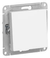 Переключатель 1-клавишный Systeme Electric Atlas Design 10АХ, лотос ATN001361