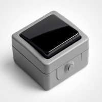 Одноклавишный выключатель проходной , накладного монтажа, IP54 Jasmart JM012