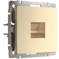 Розетка Ethernet RJ-45 шампань Werkel Встраиваемые механизмы шампань W1181011