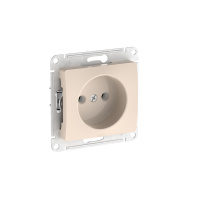 Розетка Systeme Electric Glossa без заземления без шторок, 16А, мех., быстрозажим. клем., БЕЖЕВЫЙ GSL000241S
