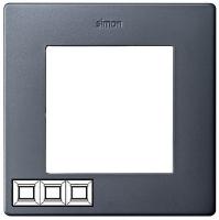 Рамка 3 местная графит 2400630-038 Simon 24 Essence