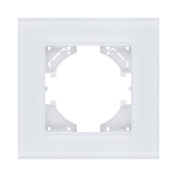 Рамка 1-постовая, стекло белый Kollinger Reflex MG RM1WH