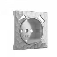 Розетка 220в с usb 2 порта тип А 2100 mA серебряная Hammer Werkel W1171501 + W1279506