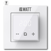 Электронный программируемый термостат IQ Watt THERMOSTAT D white WI-FI 00419