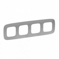 Рамка 4 местная универсальная Алюминий Legrand Valena Allure 754394