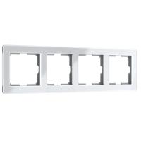 Рамка из акрила на 4 поста Acrylic белый Werkel Acrylic белый W0042701