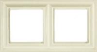 Рамка 2-пост цт. слоновая кость Jung Eco Profi Deco EPD482
