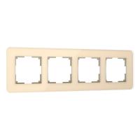Рамка из стекла на 4 поста Elite айвори Werkel Elite айвори W0042443