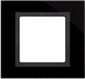 Simon 82 Рамки Чёрный (стекло)-Графит
