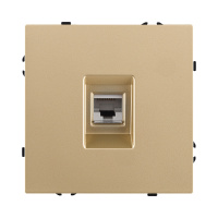 Розетка Ethernet RJ45 Cat.6, золотой Kollinger Eclipse EC-017GD
