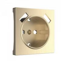 Розетка 220в с usb 2 порта тип А 2100 mA шампань рифленая Werkel W1171501 + W1179510