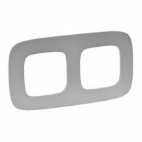 Рамка 2 местная универсальная Алюминий Legrand Valena Allure 754392