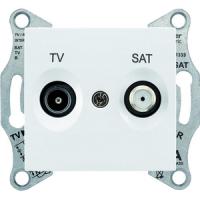 Розетка TV/SAT оконечная 1 dB Schneider Sedna SDN3401621