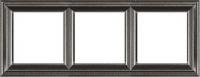 Рамка 3-пост цт. антрацит Jung Eco Profi Deco EPD483AN