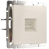 Розетка Ethernet RJ-45 айвори матовый Werkel Встраиваемые механизмы айвори матовые W1181062