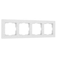 Рамка из пластика на 4 поста Hammer белый Werkel Hammer белый W0042401