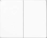 Выключатель двухклавишный Jung SL500 505U+SL595WW