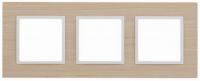 3 постовая рамка беленый дуб ЭРА Элеганс 14-5303-01