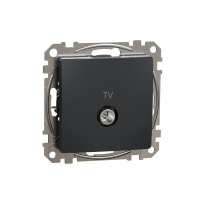 TV-розетка оконечная Schneider Electric Sedna Design, антрацит SDD114471