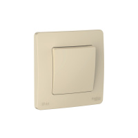 Переключатель 1-клавишный Systeme Electric Blanca С/У IP44 (сх.6), 10AX, 250В, БЕЖЕВЫЙ BLNVS410607