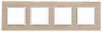 4 постовая рамка беленый дуб ЭРА Элеганс 14-5304-01