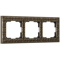 Рамка из металла на 3 поста Аntik бронза Werkel Antik бронза W0031512
