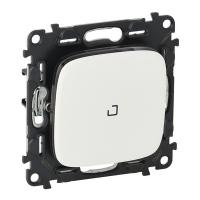 Выключатель 1 клавишный с подсветкой 10АХ 250В безвинтовые зажимы Legrand Valena Allure 752001+67684+755085