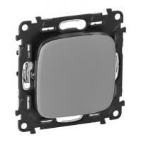 Выключатель 1 клавишный 10АХ 250В безвинтовые зажимы Legrand Valena Allure 752001+755007