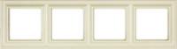 Рамка 4-пост цт. слоновая кость Jung Eco Profi Deco EPD484