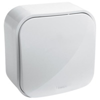 Выключатель 1 клавишный цвет слоновая кость 782200 Legrand Quteo