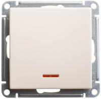 Переключатель 1-клавишный с подсветкой Systeme Electric (Schneider Electric) W59, слоновая кость VS610-157-2-86